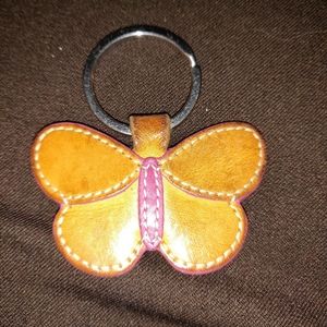COACH Butterfly Key Ring